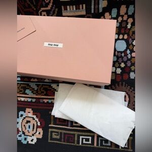 Miu Miu Empty Shoe box (For Sandals Size 38)